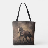 Tote Bag Beautiful horse throw pillow (Dos)