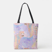 Tote Bag Beautiful Leopard Seamless Pattern illustration Ar (Dos)