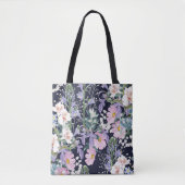 Tote Bag Beautiful seamless spring pattern with wild flower (Devant)