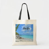 Tote Bag Beautiful Turquoise Tropical Beach (Devant)
