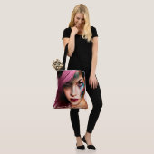 Tote Bag beautiful woman (Sur le modèle)