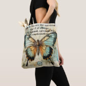Tote Bag Beautiful Words about Butterflies (De près)