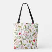 Tote Bag Beaux cadeaux de Noël Script (Dos)