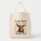 Tote Bag Beaux Coeurs, Braves Âmes (Devant)