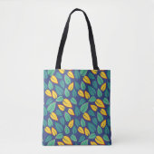 Tote Bag Beaux feuilles verts (Devant)