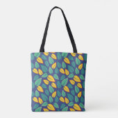 Tote Bag Beaux feuilles verts (Dos)