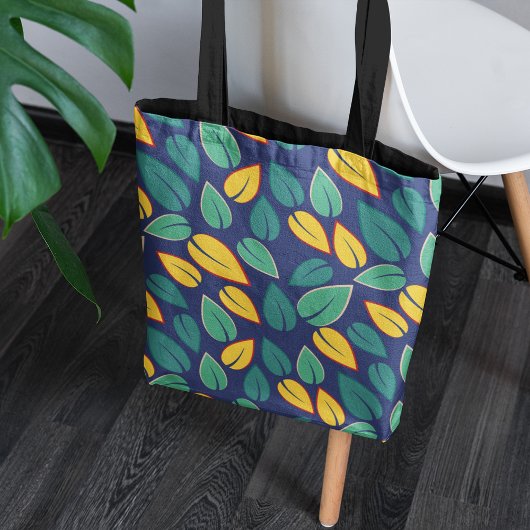 Tote Bag Beaux feuilles verts