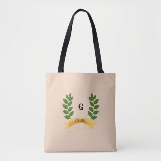 Tote Bag Beaux Feuilles verts personnalisés (Devant)
