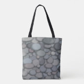 Tote Bag Beaux galets de rivière (Dos)