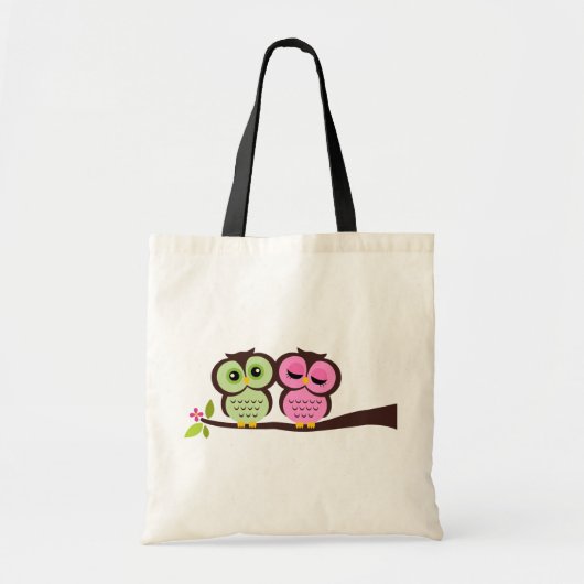 Tote Bag Beaux hiboux (Devant)