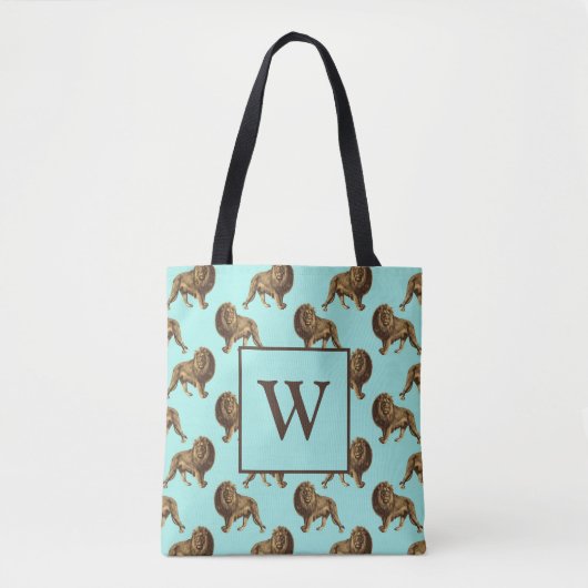 Tote Bag Beaux Lions Monogramme Lions (Devant)