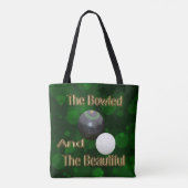 Tote Bag Beaux Plans De Pelouse Vertes, (Dos)