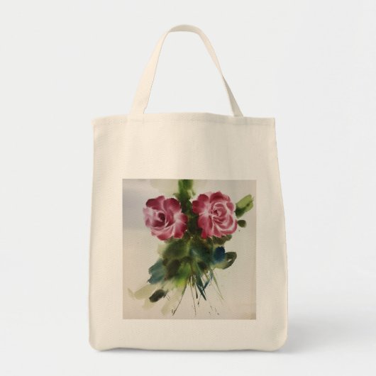 Tote Bag beaux roses (Devant)