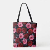 Tote Bag Beaux Roses en fleurs (Dos)