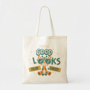 Tote Bag Beaux Traits de Papa Citation Drôle pour Enfants