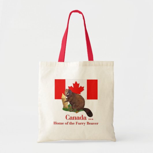 Tote Bag Beaver Furry (Devant)