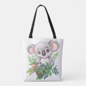Tote Bag Bébé adorable Ours Koala (Dos)