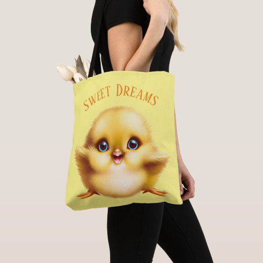 Tote Bag Bébé adorable poussin (De près)
