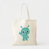 Tote Bag Bébé Alien Créature de l'Espace Mignon (Devant)