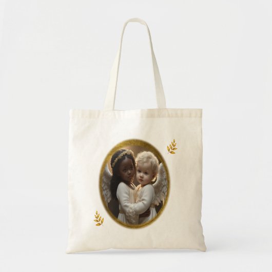 Tote Bag Bébé Anges (Devant)