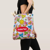 Tote Bag Bébé Animaux Arrière - plan (De près)