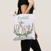 Tote Bag Bébé cerf à l'aquarelle mignon (De près)
