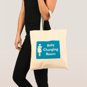 Tote Bag Bébé Changement de chambre Signer avec le parent e