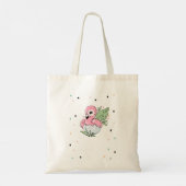 Tote Bag Bébé chic flamant rose, Étoiles, Princesse (Dos)