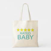Tote Bag Bébé cinq étoiles (Dos)