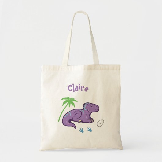 Tote Bag Bébé Dinosaur Iguanodon (Devant)