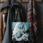 Tote Bag Bébé Dragon d'hiver blanc
