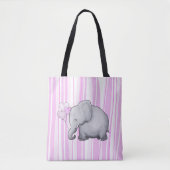 Tote Bag Bébé éléphant mou Nouvelle couche parentale (Devant)