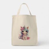 Tote Bag Bébé fée mignon Unicorn Imaginaire mousseux (Dos)