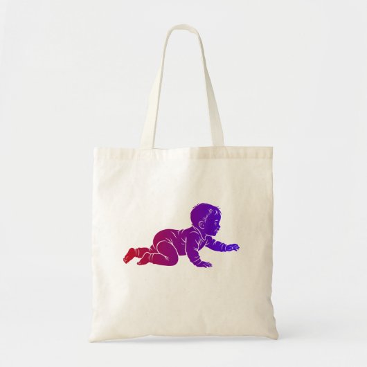 Tote Bag bébé heureux (Devant)