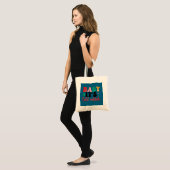 Tote Bag Bébé il fait froid dehors deux tons (Devant (modèle))