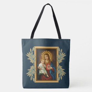 Tote Bag Bébé impeccable et douleureux Jésus de Mary de