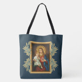 Tote Bag Bébé impeccable et douleureux Jésus de Mary de (Dos)