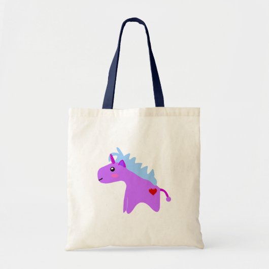 Tote Bag Bébé licorne (Devant)
