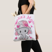 Tote Bag Bébé mignon Eléphant fille (De près)