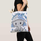 Tote Bag Bébé mignon éléphant garçon (De près)