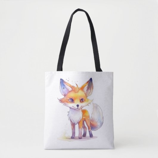 Tote Bag Bébé mignon Fox Épaule Fourre-tout (Devant)