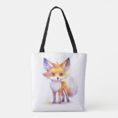 Tote Bag Bébé mignon Fox Épaule Fourre-tout (Dos)
