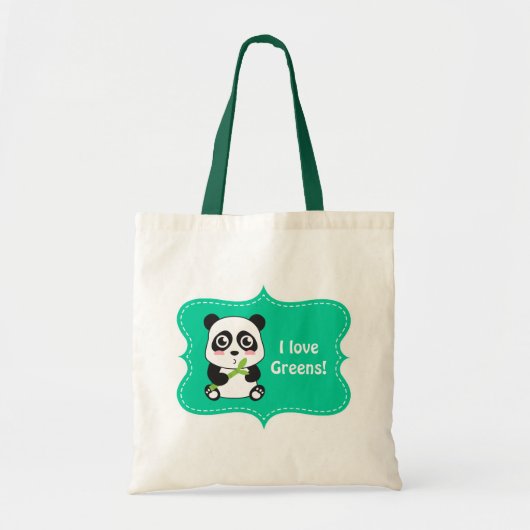 Tote Bag Bébé panda mignon et câlin (Devant)