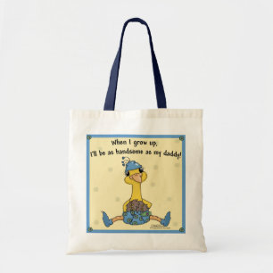 Tote Bag Bébé Peacock Handsome comme papa