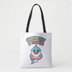 Tote Bag Bébé requin en formation Enfants