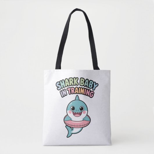 Tote Bag Bébé requin en formation | Enfants (Devant)