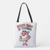 Tote Bag Bébé Requin en Formation | Enfants (Dos)