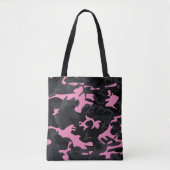 Tote Bag Bébé rose Points forts Camo (Devant)