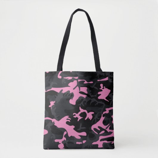 Tote Bag Bébé rose Points forts Camo (Devant)