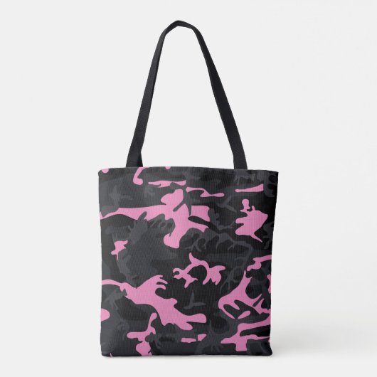 Tote Bag Bébé rose Points forts Camo (Dos)